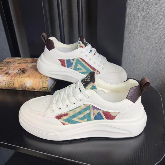 Men’s Premium Colorblock Skate Sneakers