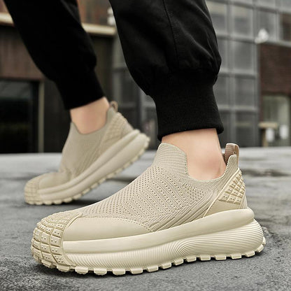 Knit Slip-On Casual Sneakers with Soft Grip Sole