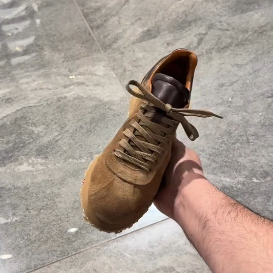 Suede Retro Running Sneakers