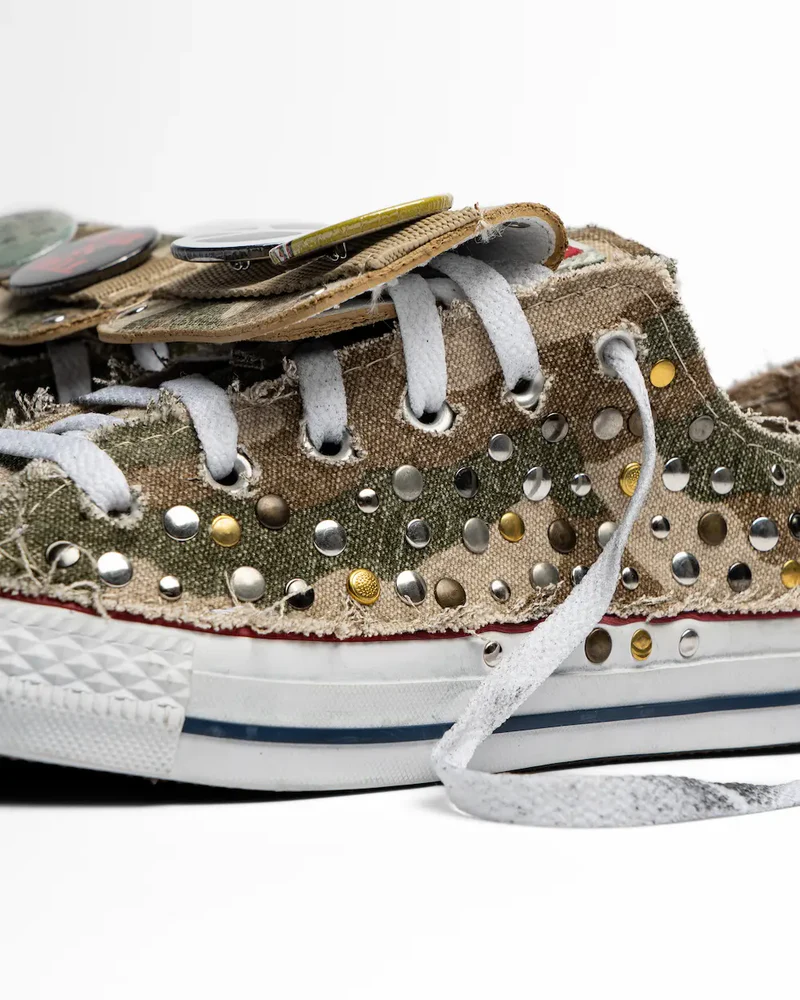 Classic High-Top Canvas Sneakers – Street Style