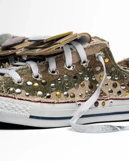 Classic High-Top Canvas Sneakers – Street Style