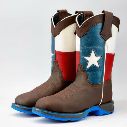 Flag Leather Work Boots - Composite Toe