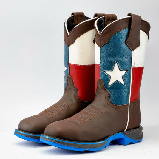 Flag Leather Work Boots - Composite Toe