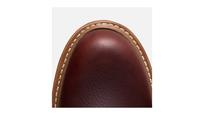 Handcrafted Leather Lace-Up Work Boots with High-Traction Anti-Slip Sole