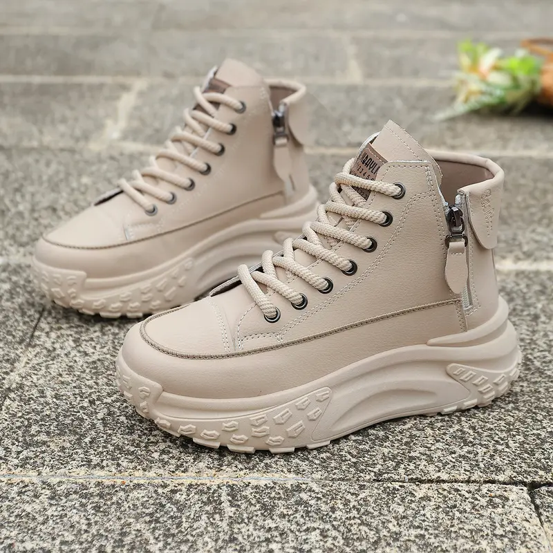 Chunky High-Top Street Sneakers
