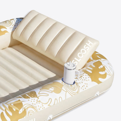 Tropical Inflatable Tanning Pool Float