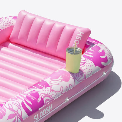 Tropical Inflatable Tanning Pool Float