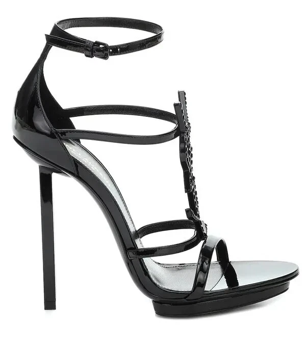 Cassandra 110 Patent-Leather Platform Sandals