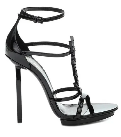 Cassandra 110 Patent-Leather Platform Sandals