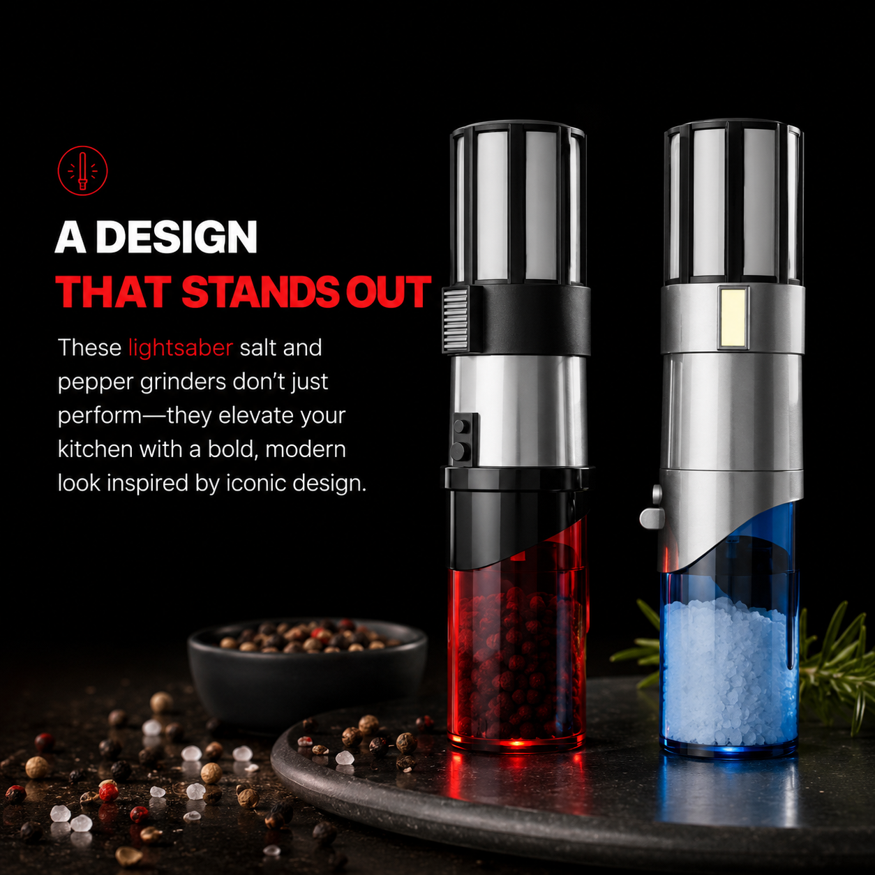 Saber Style Seasoning Dispenser