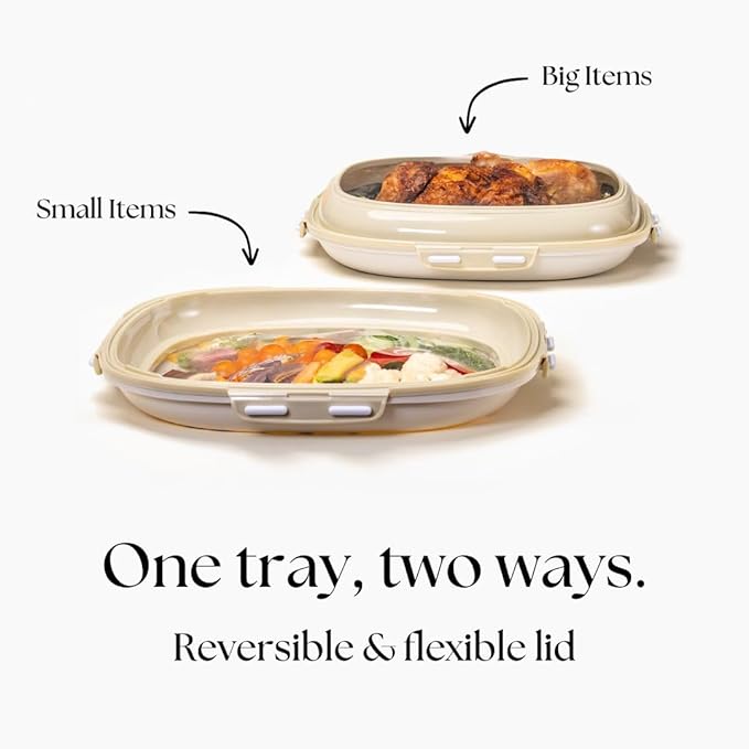 Portable Snack Tray Container Set