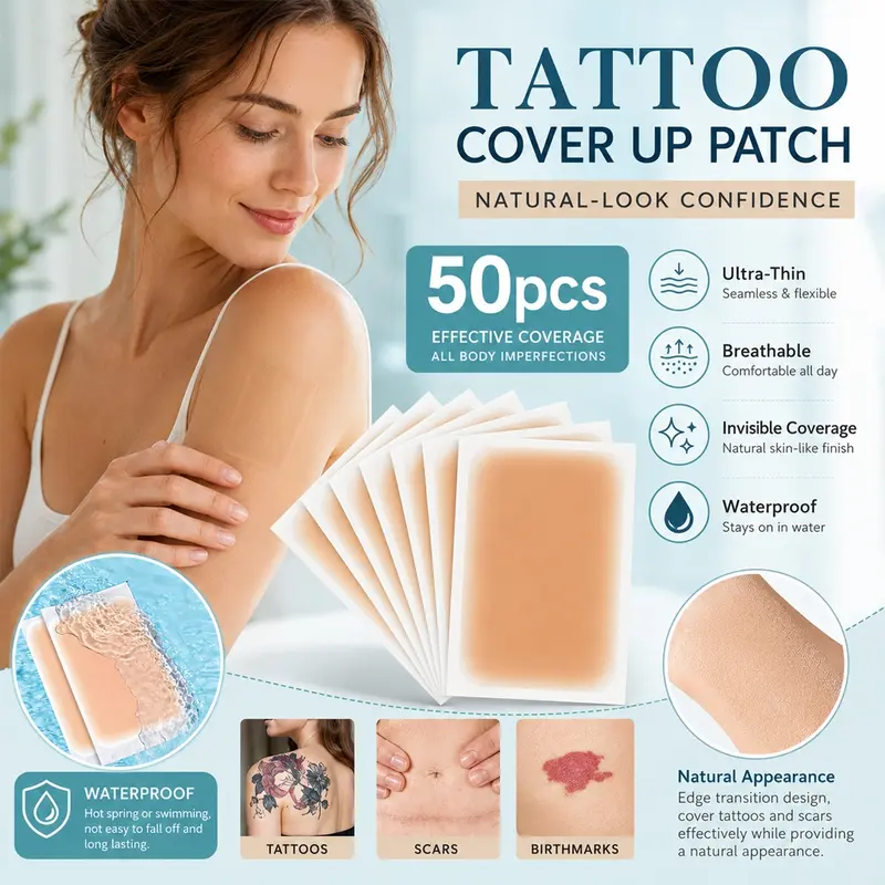 Invisible Waterproof Tattoo Cover Patch Set