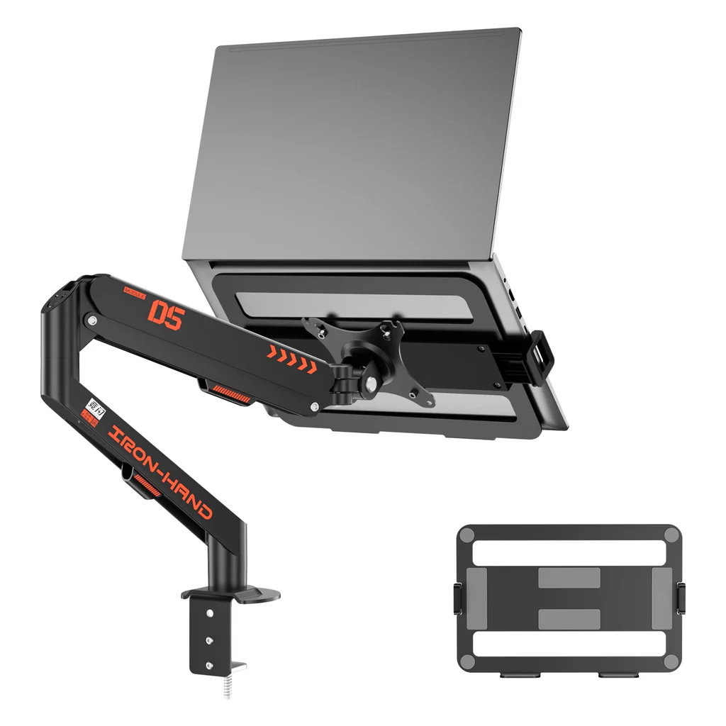 Laptop Arm Mount for Desk – Adjustable Stand with Gas Spring