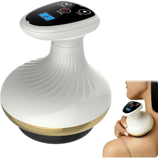 Cellulite Massager-4-in-1 Anti-Cellulite Suction Cupper with Red Light