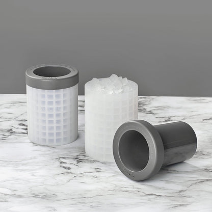 Mini Ice Cylinder-Portable Silicone Ice Cube Maker