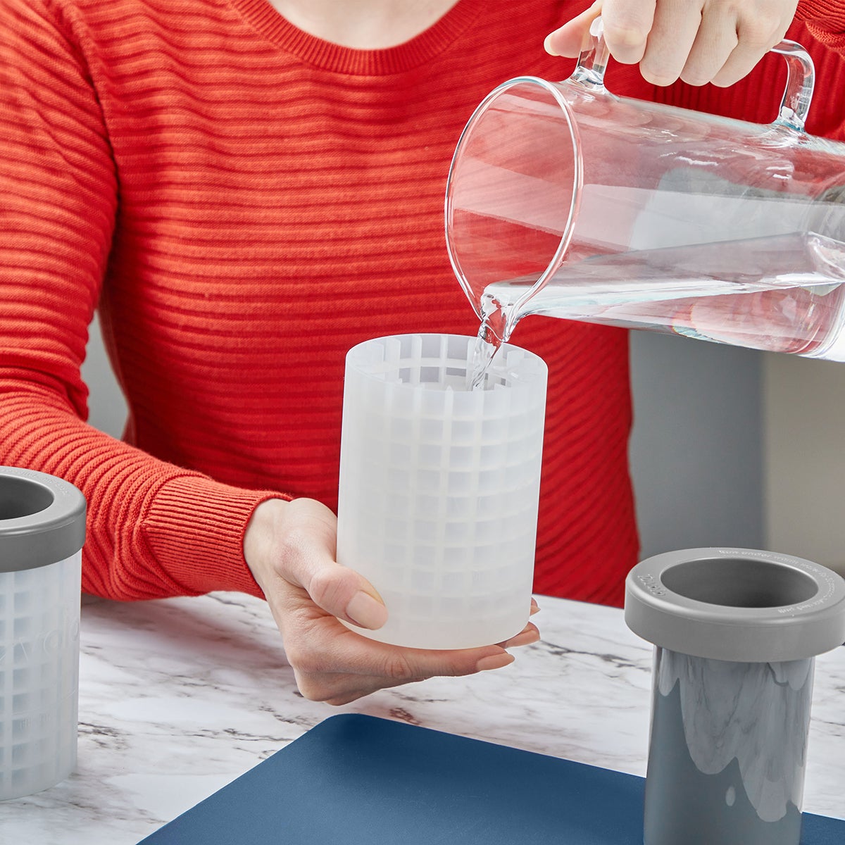 Mini Ice Cylinder-Portable Silicone Ice Cube Maker