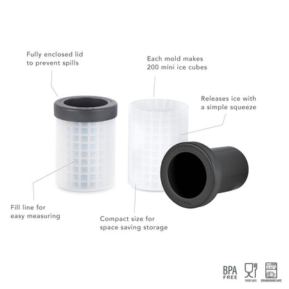 Mini Ice Cylinder-Portable Silicone Ice Cube Maker