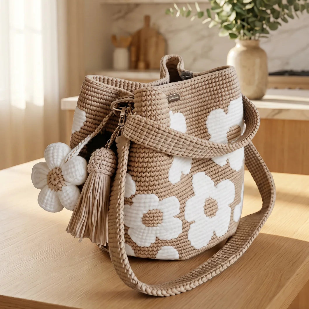 Handwoven Crochet Tote Bag