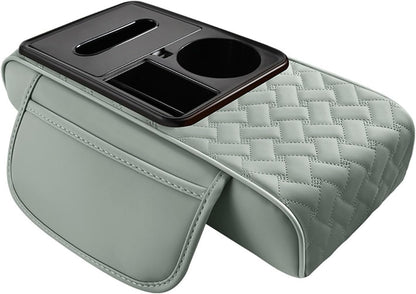 Leather Car Armrest Organizer