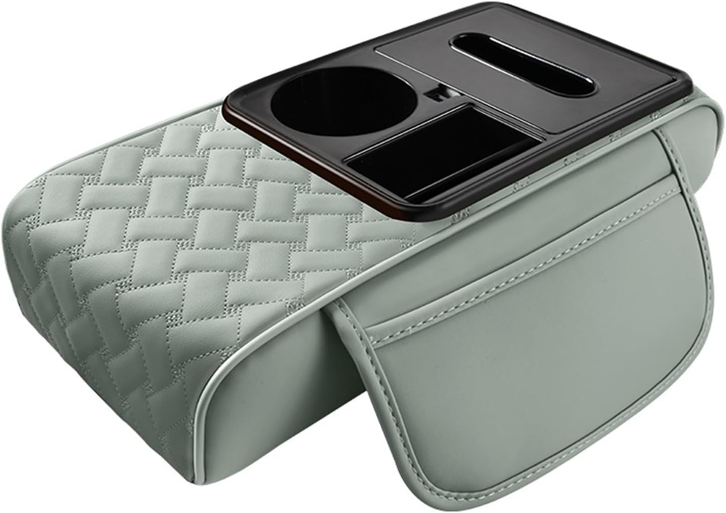 Leather Car Armrest Organizer