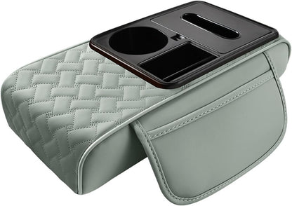 Leather Car Armrest Organizer