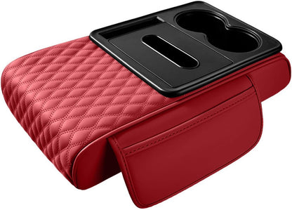 Leather Car Armrest Organizer