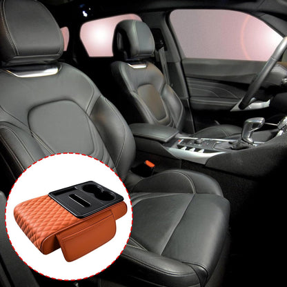 Leather Car Armrest Organizer