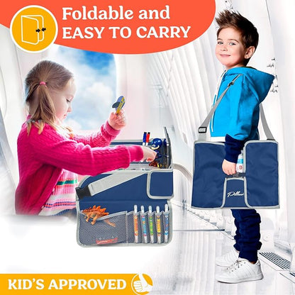 Kids Travel Tray with Tablet Holder