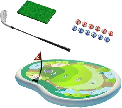 Inflatable Pool Golf Game Set