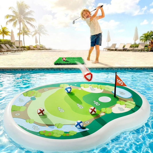 Inflatable Pool Golf Game Set