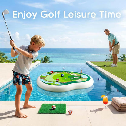 Inflatable Pool Golf Game Set