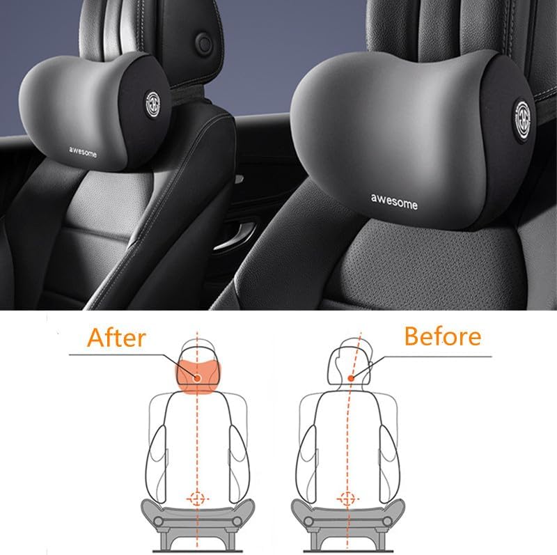 Ergonomic Car Neck & Lumbar Support Set