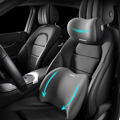 Ergonomic Car Neck & Lumbar Support Set