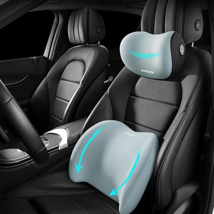 Ergonomic Car Neck & Lumbar Support Set