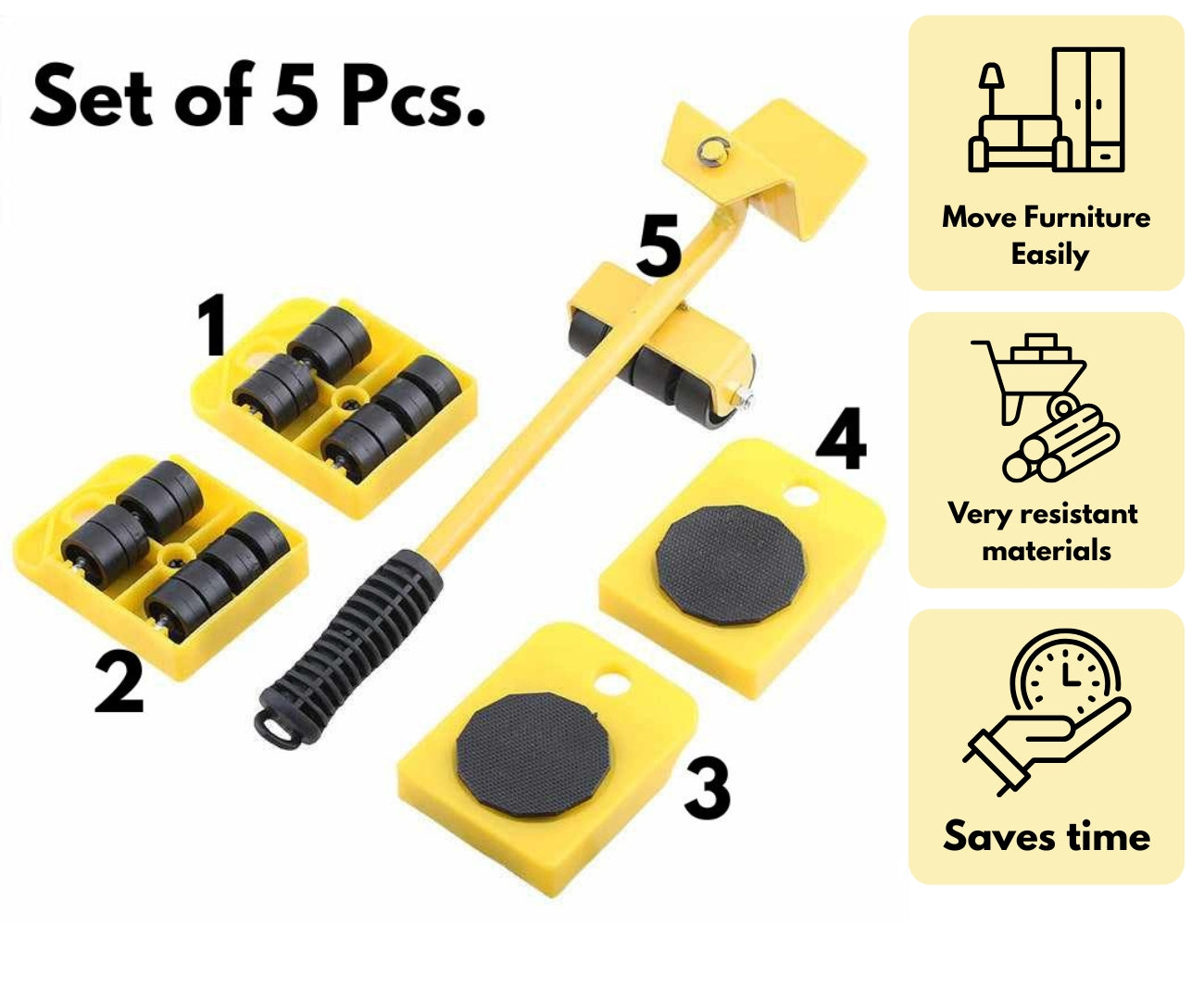 Heavy Duty Furniture Lifting Tool Set