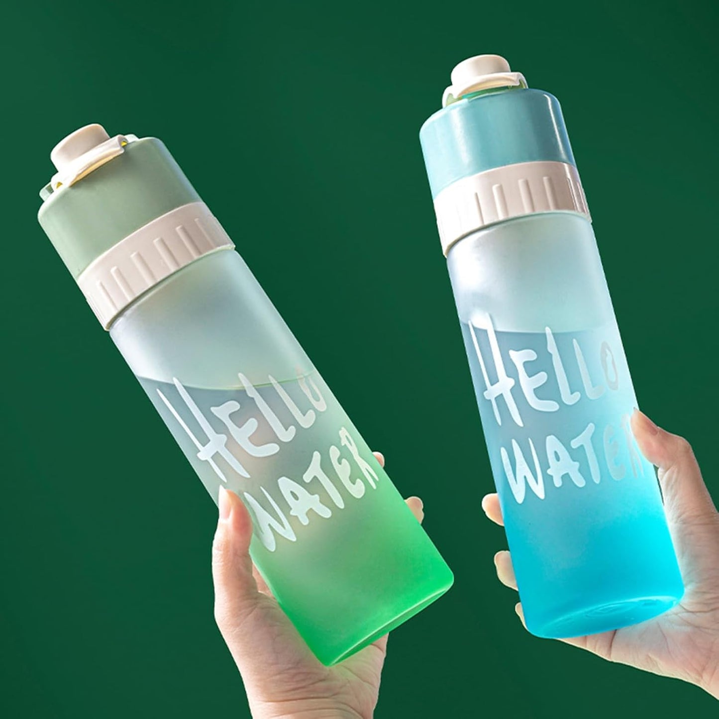 2-in-1 Cooling Mist Water Bottle