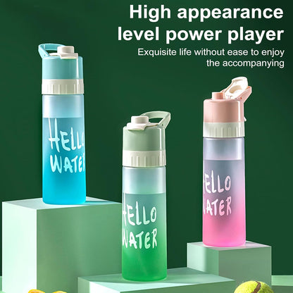 2-in-1 Cooling Mist Water Bottle