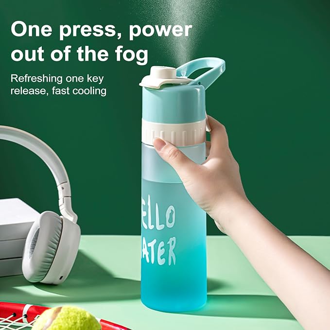 2-in-1 Cooling Mist Water Bottle