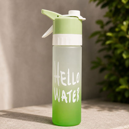 2-in-1 Cooling Mist Water Bottle
