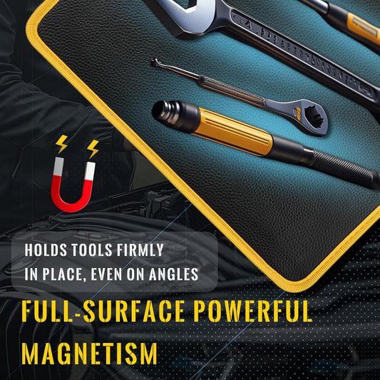 4-Piece Magnetic Tool Organizer Mat Set
