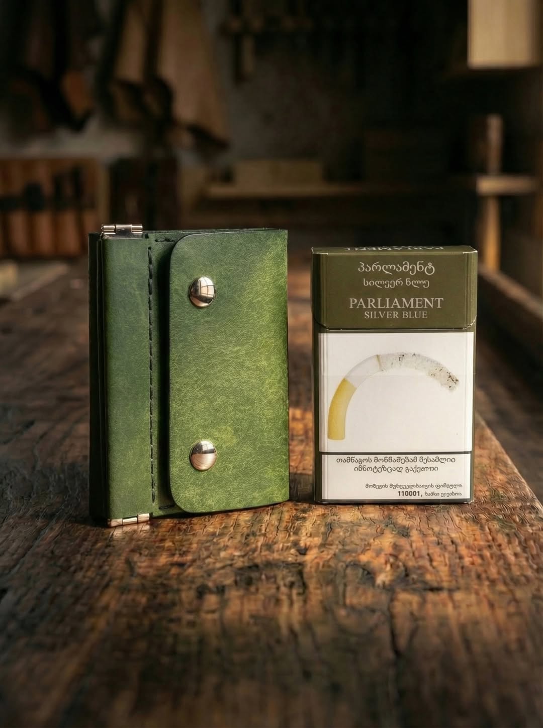 Handcrafted Leather Trifold Wallet