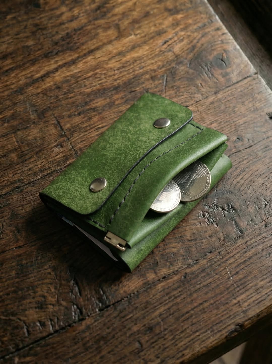 Handcrafted Leather Trifold Wallet