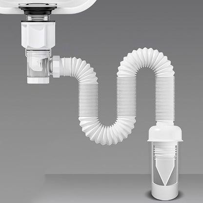 Flexible Bathroom Sink Drain Pipe Kit