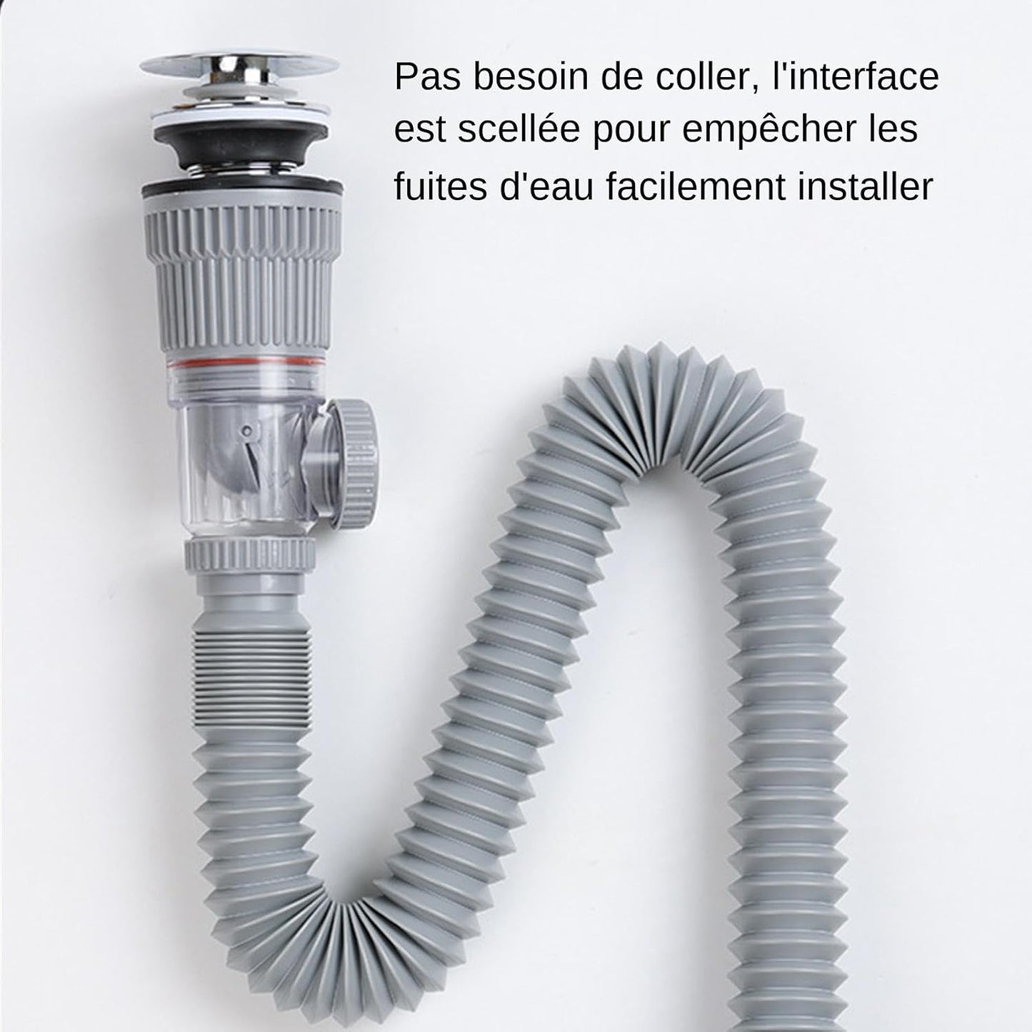 Flexible Bathroom Sink Drain Pipe Kit