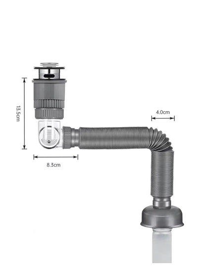 360° Flexible Anti-Odor Sink Drain Kit