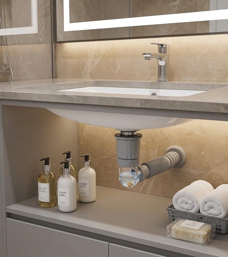 360° Flexible Anti-Odor Sink Drain Kit