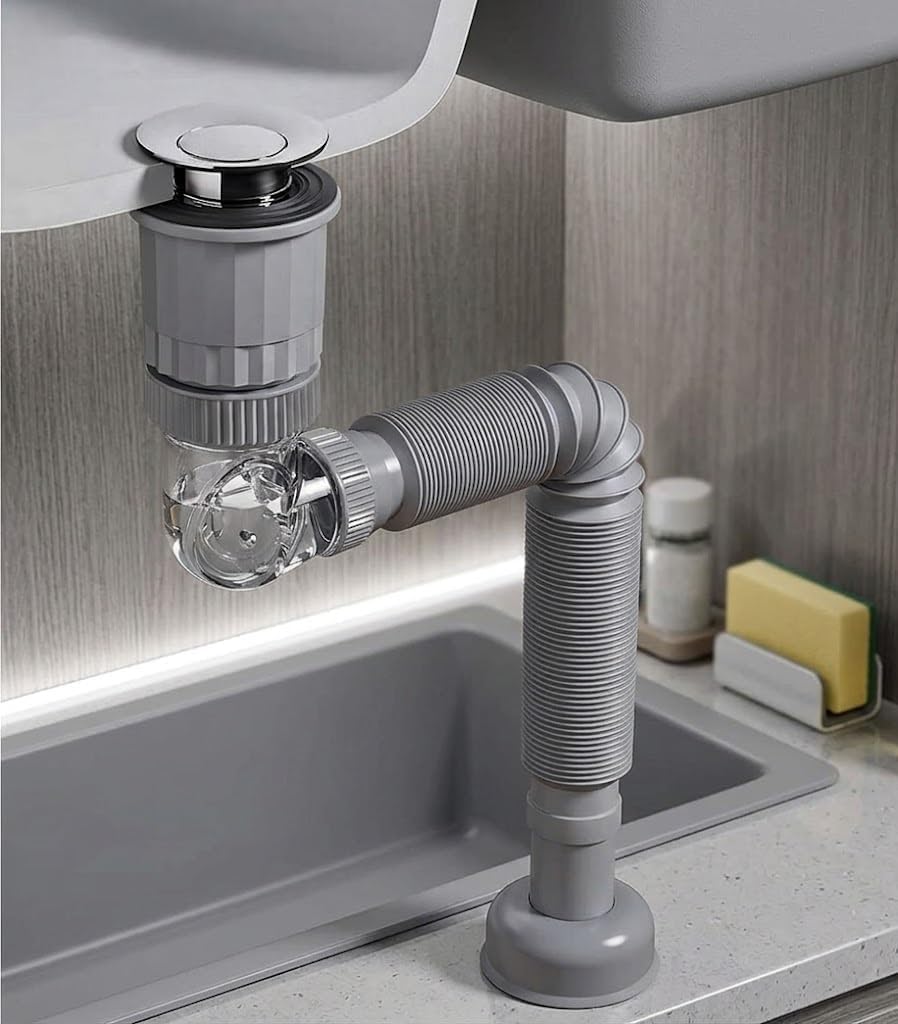 360° Flexible Anti-Odor Sink Drain Kit