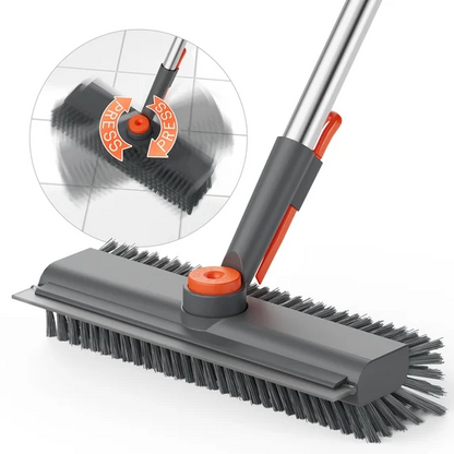 3-in-1 Long Handle Floor Scrub Brush