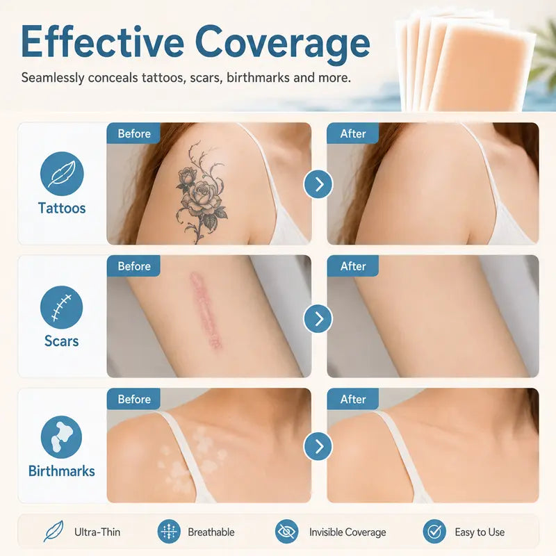 Invisible Waterproof Tattoo Cover Patch Set