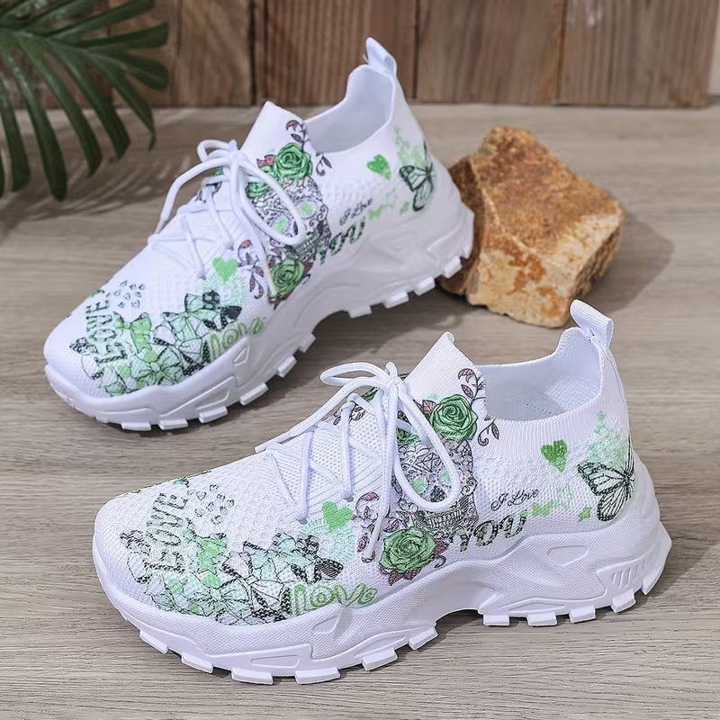 Women'S Fashion Casual Athletic Shoes Mesh Sneakers